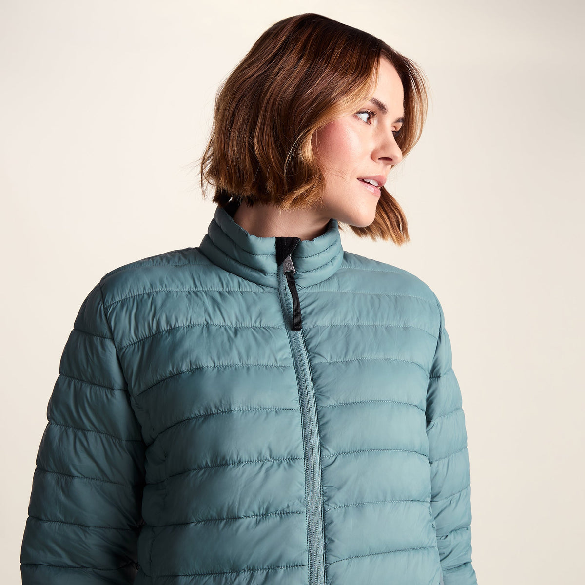 Gibson Womens Insulated Padded Jacket - Smokey Teal - Image 5