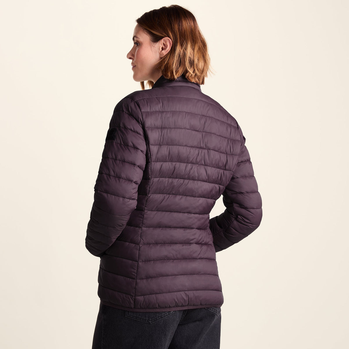 Gibson Womens Insulated Padded Jacket - Dark Mauve - Image 3