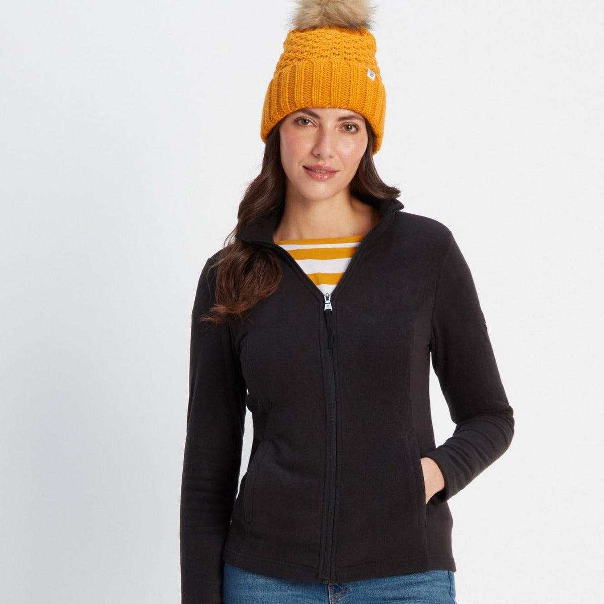 Keeley Knit Hat - Golden Yellow - Image 2