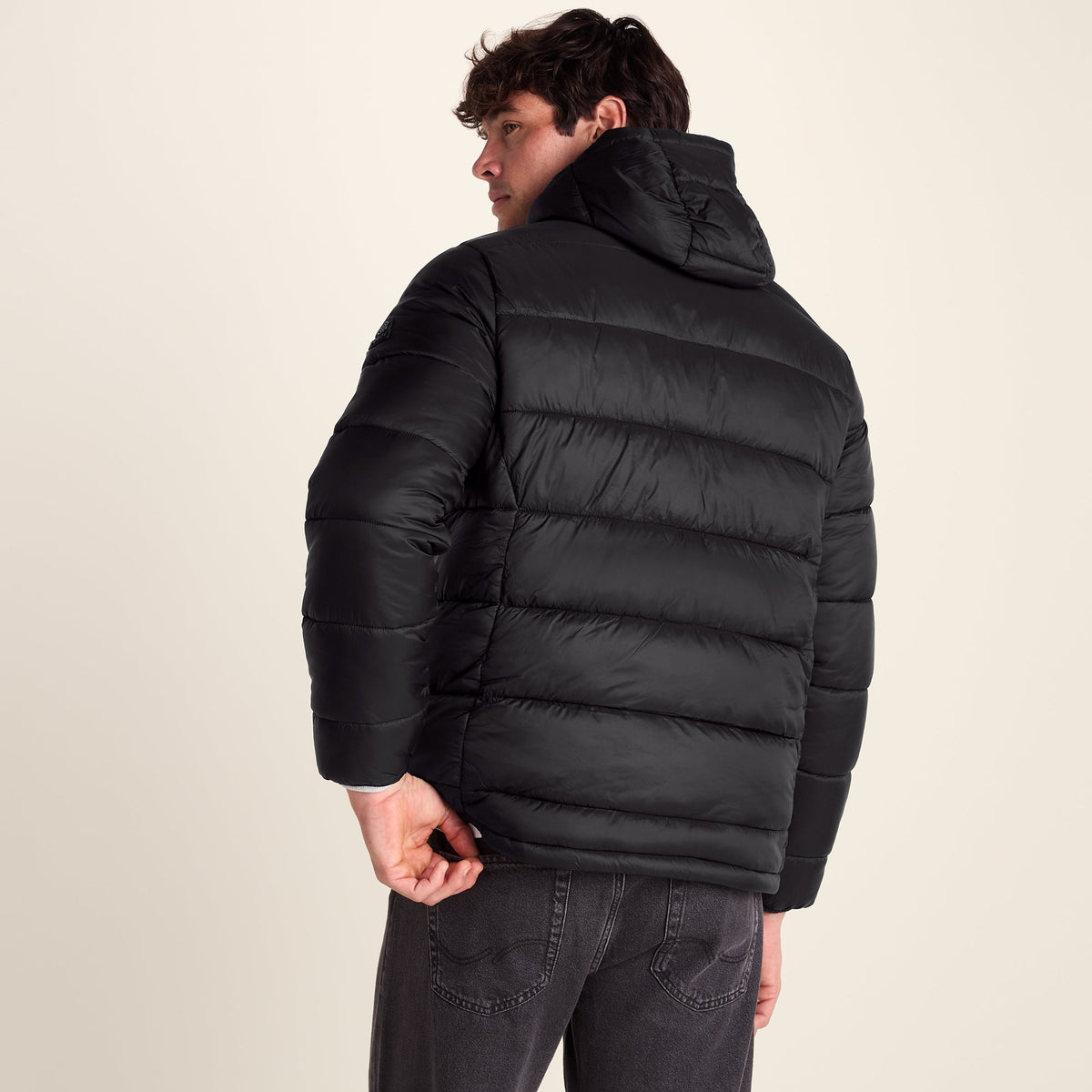 Maloney Mens Wind Resistant Insulated Jacket - Black - Image 4