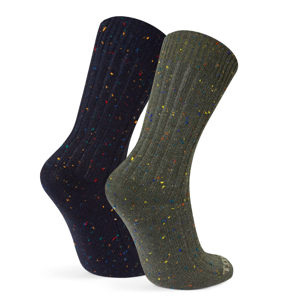 Opora 2Pack Mens Trek Socks - Khaki/Dark Indigo - Image 2