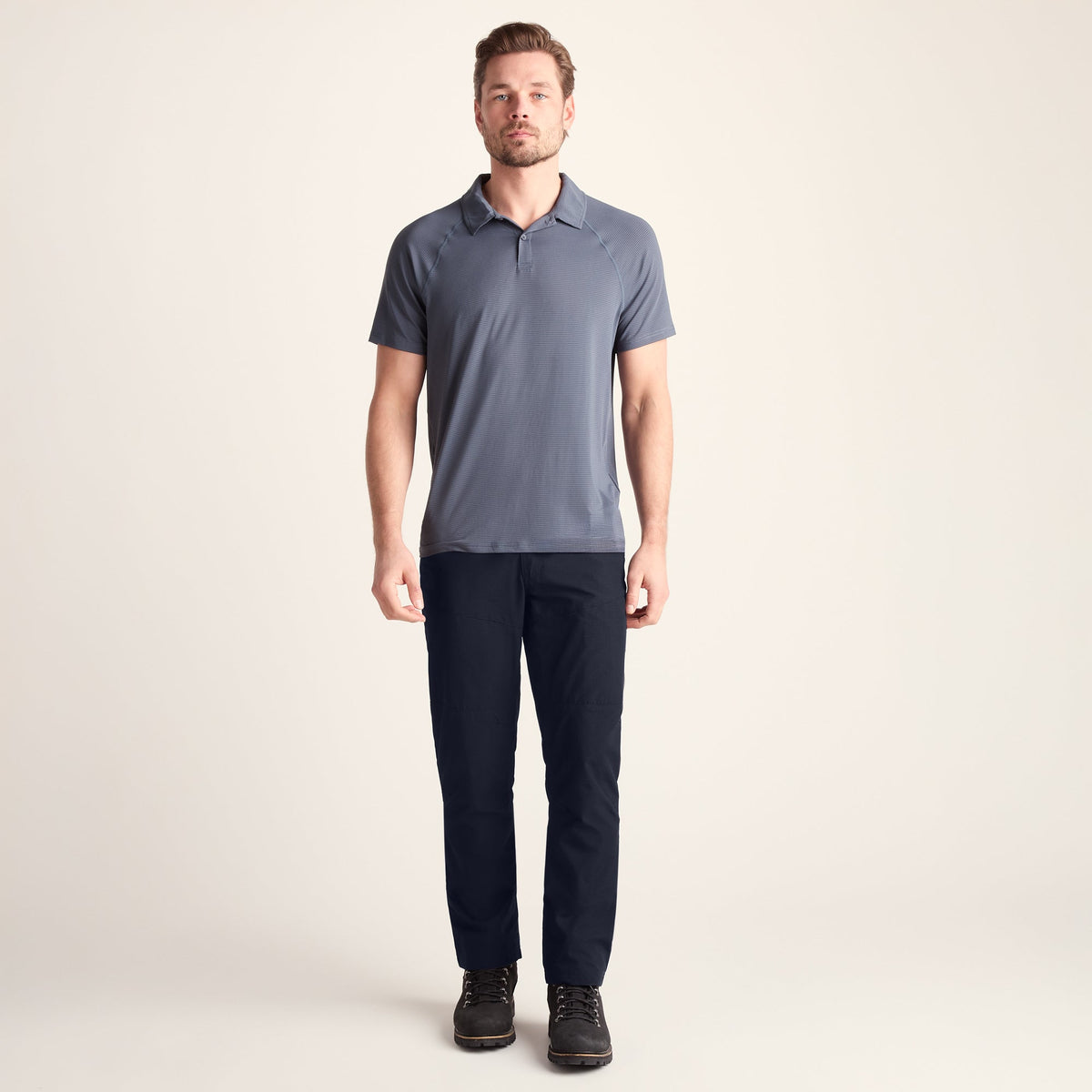 Rowland Mens Performance Trousers Regular - Navy - Image 2