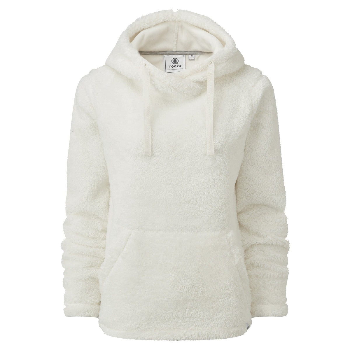 Sawley Womens Teddy Fleece Hoody - Ice Grey - Image 6
