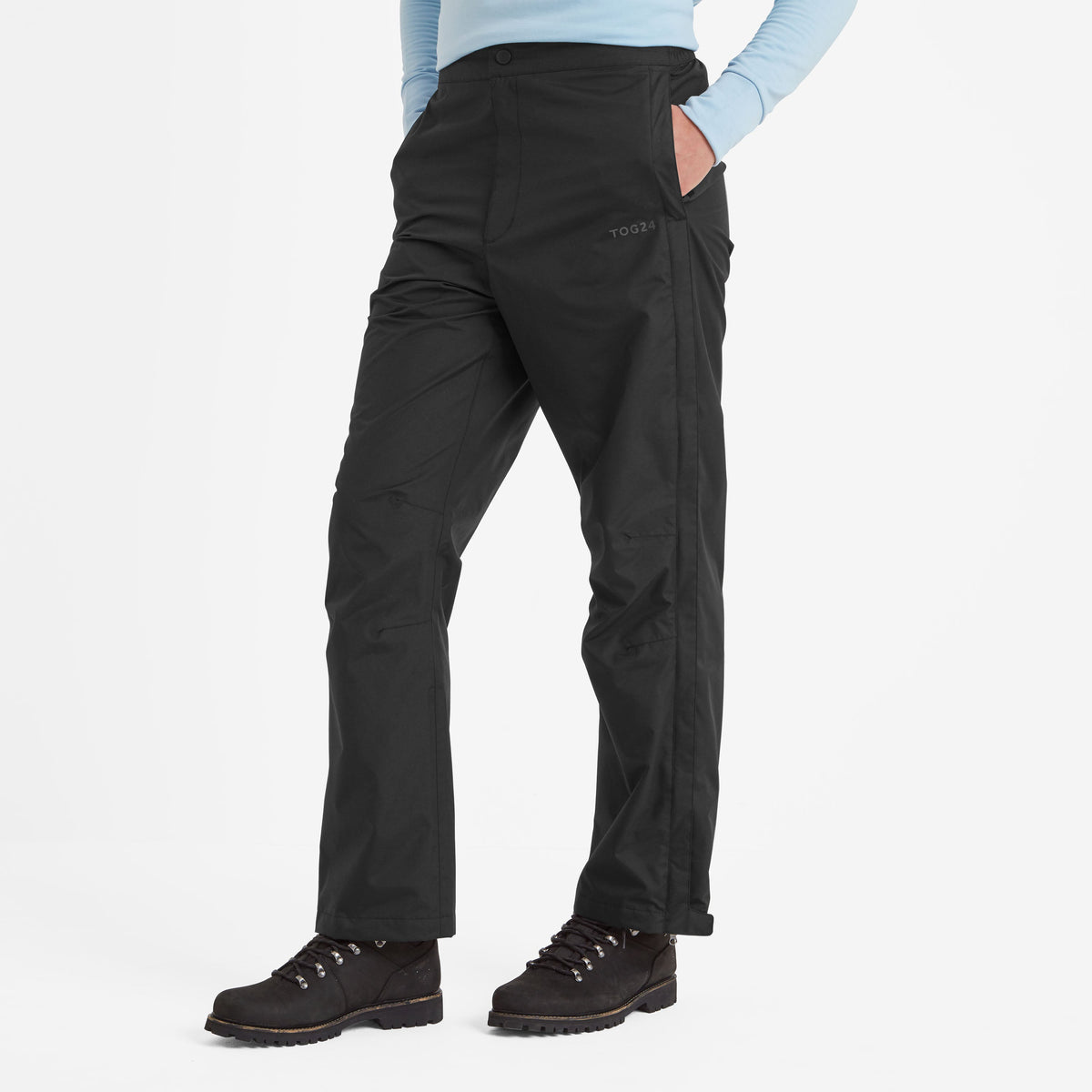 Wigton Womens Waterproof Trousers Regular - Black - Image 2