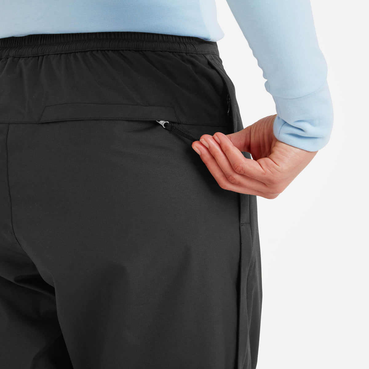Wigton Womens Waterproof Trousers Regular - Black - Image 4