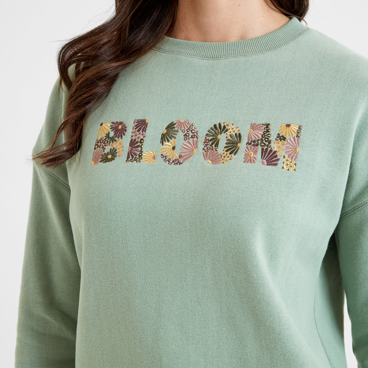 Winona Womens Sweatshirt - Pistachio - Image 5