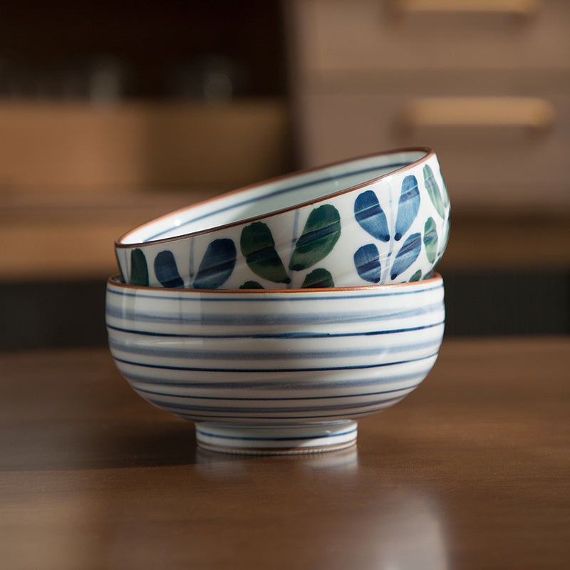 Japanese Arita Ware Rice Bowl - Image 3