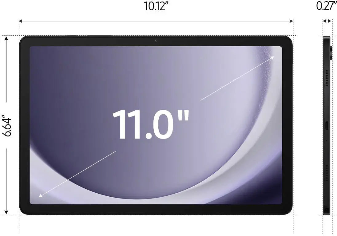 AT&T Samsung Galaxy Tab A9+ 11" - 64GB - Graphite - SM-X218UZAAATT - Image 2