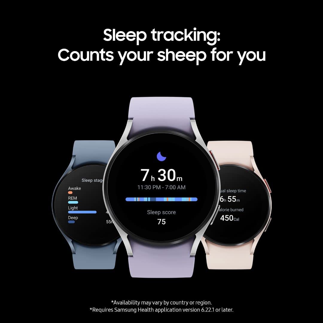 Samsung Galaxy Watch5 Aluminum Smartwatch 40mm LTE - Bora Purple - SM-R905UZSAXAA - Image 3
