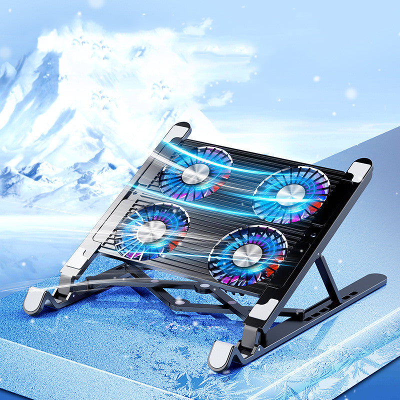 Folding Laptop Stand with Cooling Fan