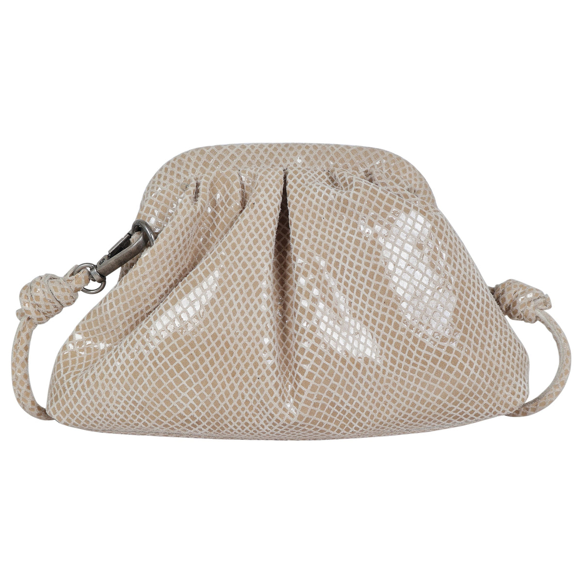 Foil Layla Leather Crossbody Bag