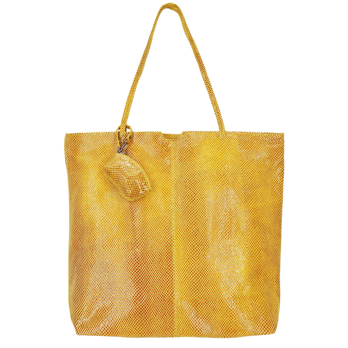 Gemma Leather Tote Bag - Sunflower