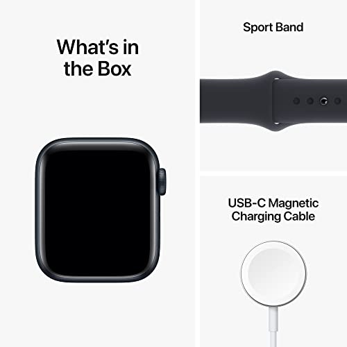Apple Watch SE 2nd Gen 40mm (GPS + Cellular) Midnight Aluminum Case with Midnight Sport Band M/L - MNTN3LL/A - Image 6