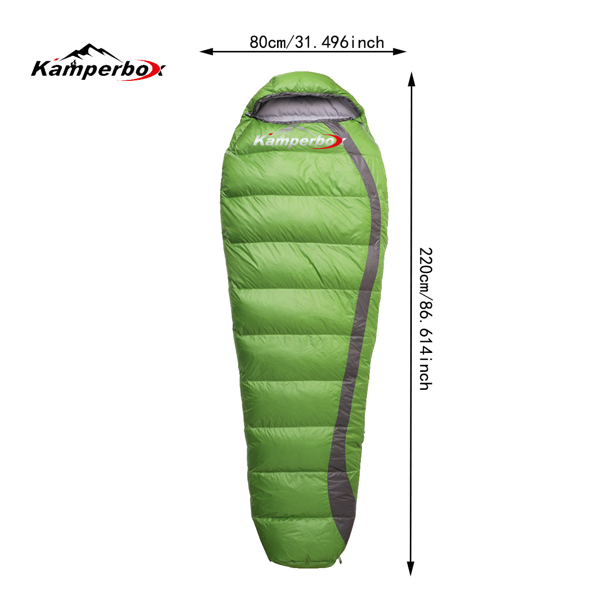 Kamperbox Ultralight Down Sleeping Bag - Image 5