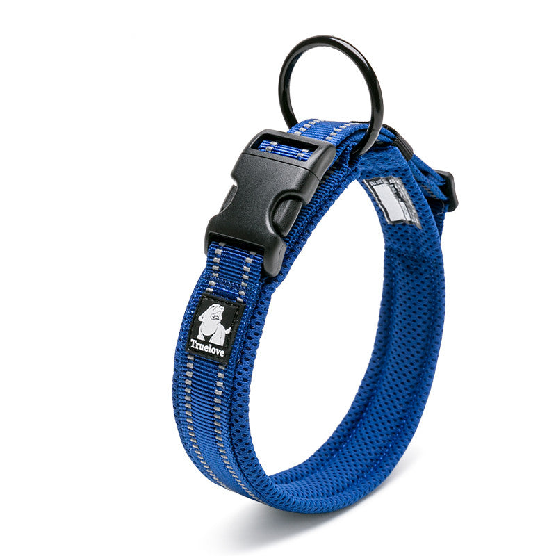 Anti Strangulation Medium Teddy Pet Products - Sapphire blue
