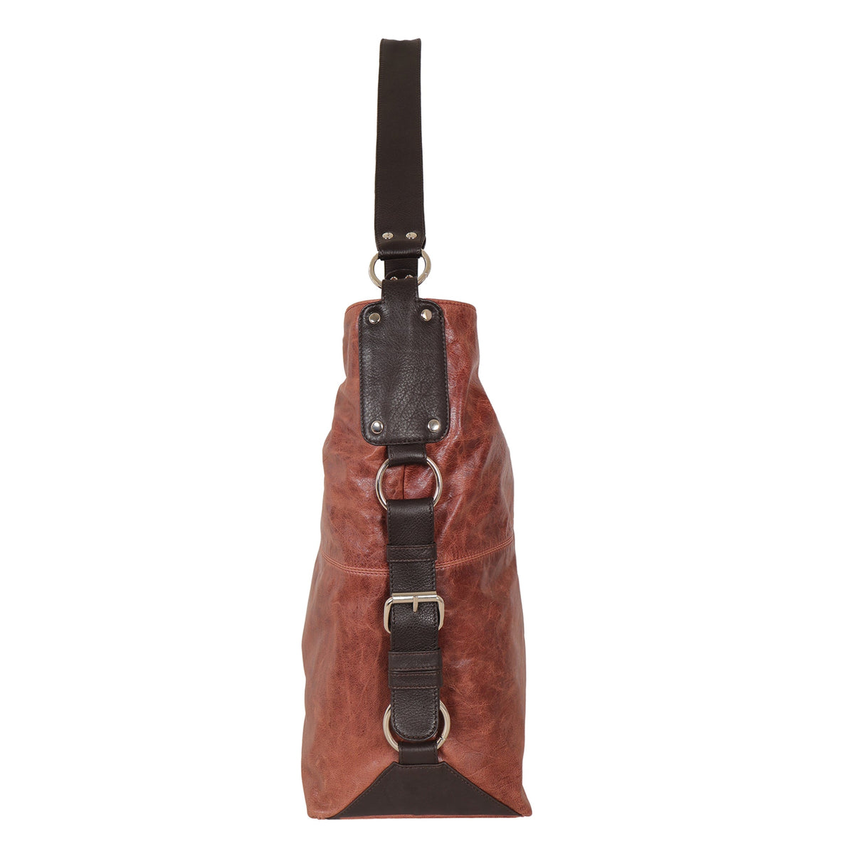 Simone Lg Leather Shoulder Bag - Image 4