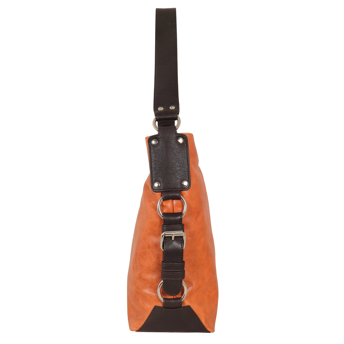 Simone Md Leather Shoulder Bag - Image 10