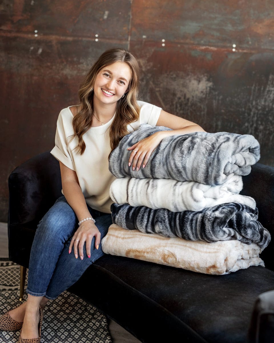 Marble Ivory Blanket - Image 5