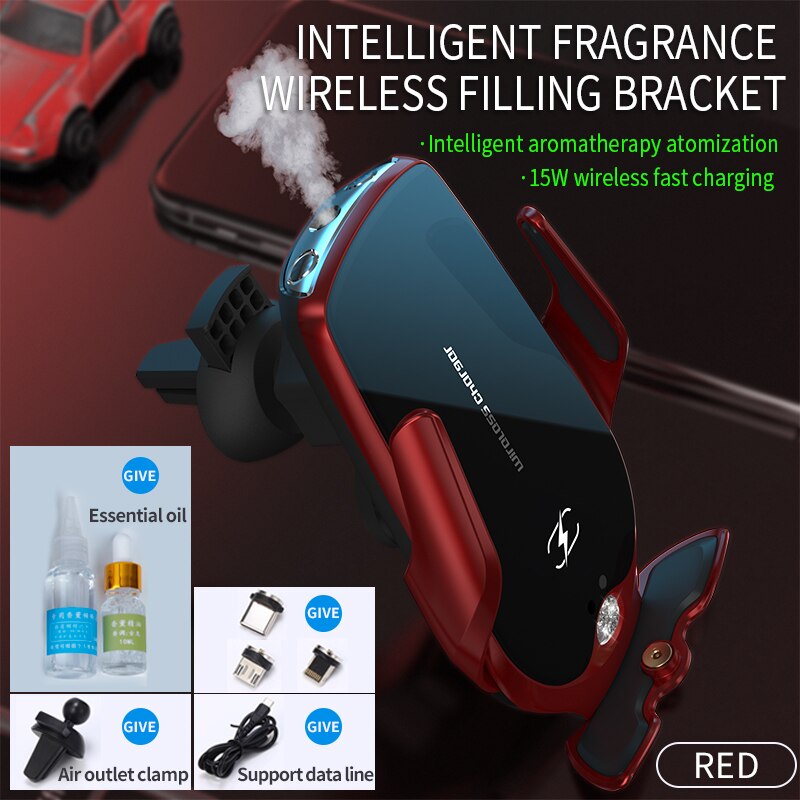 Car Smart Aromatherapy Phone Holder - Red