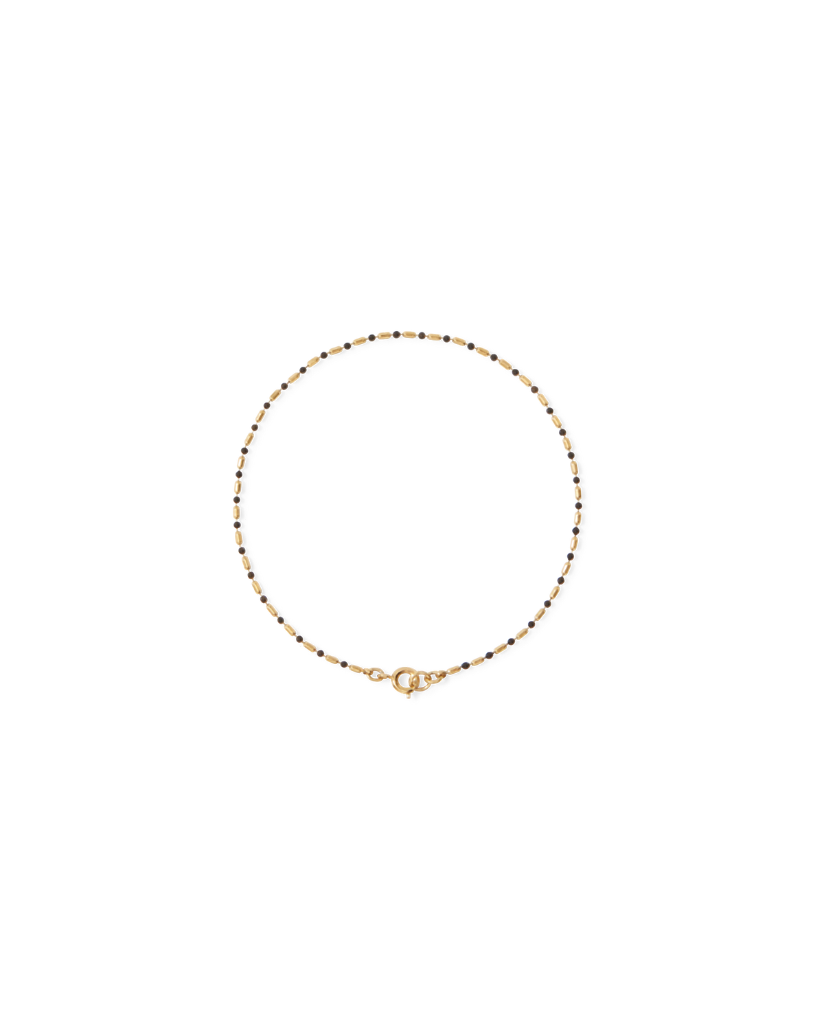 Enamel Bead Chain Anklet - Image 4
