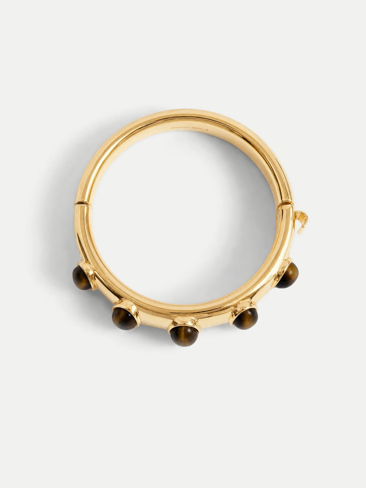 Tiger’s Eye Cabochon Bangle - Image 3