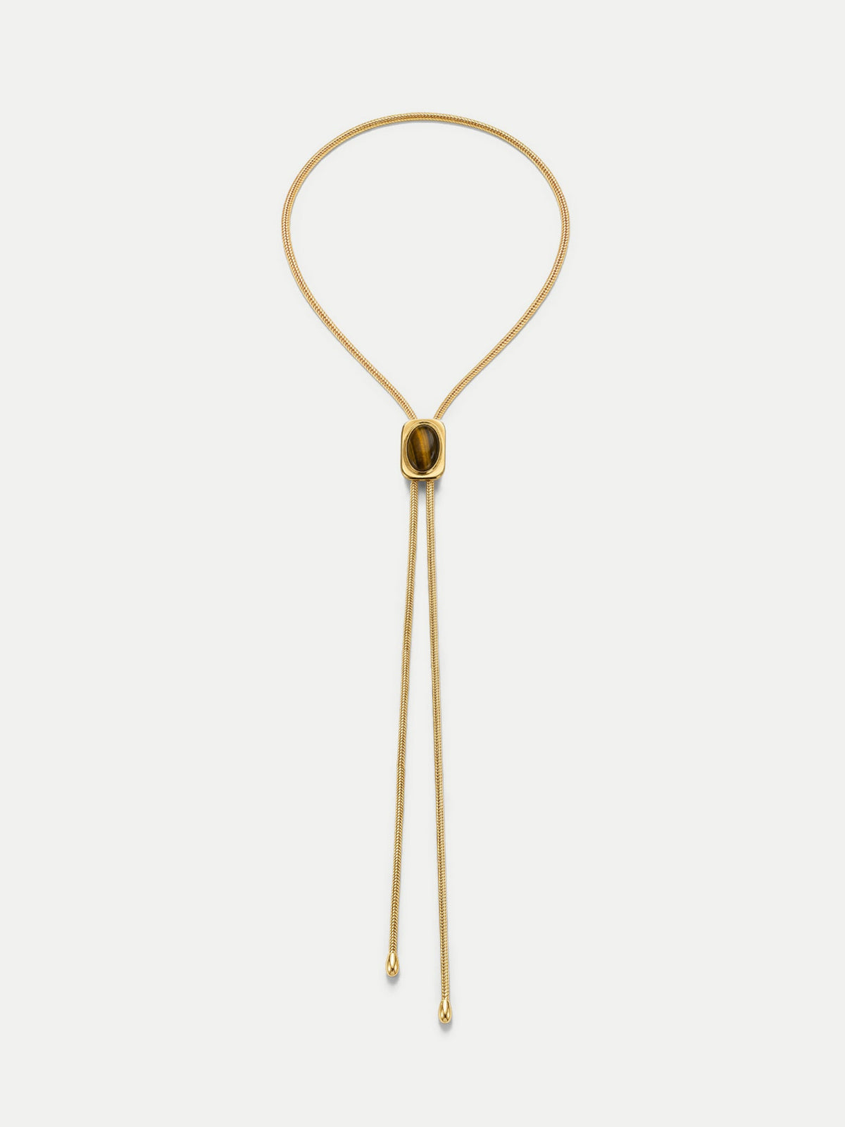 Tiger’s Eye Cabochon Bolo - Image 4