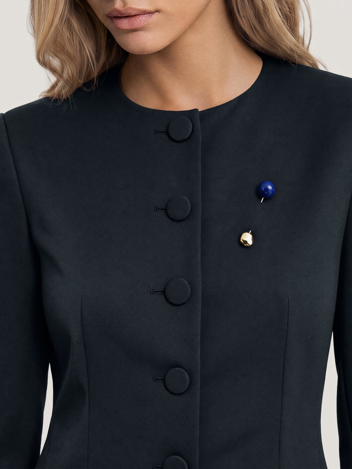 Lapis Pin Brooch - Image 2