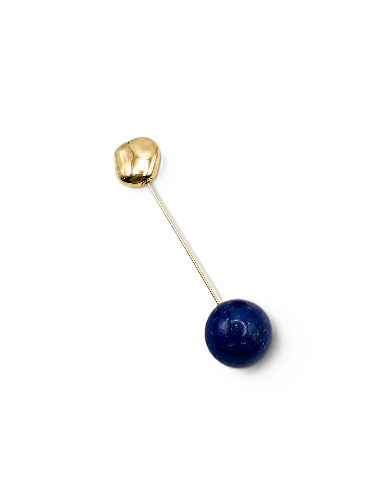 Lapis Pin Brooch - Image 4