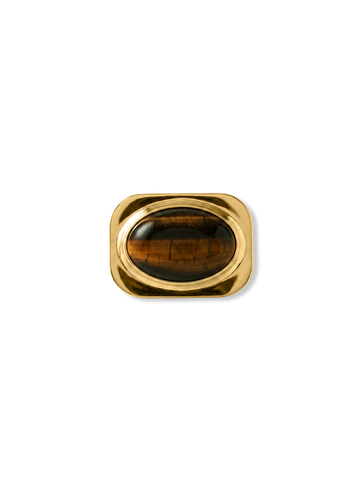 Tiger’s Eye Scarf Ring - Image 5