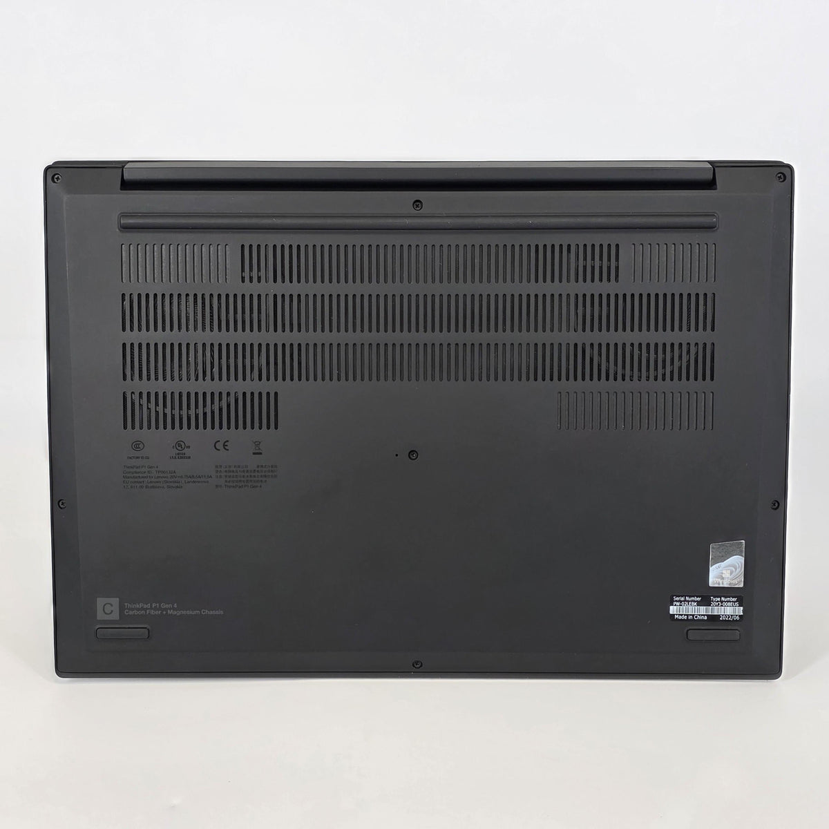 Lenovo ThinkPad P1 Gen 4 16 2021 Black 2.5 GHz Intel Core i7 11th Gen. 32GB RAM 1TB Solid State Drive NVIDIA RTX - Image 6