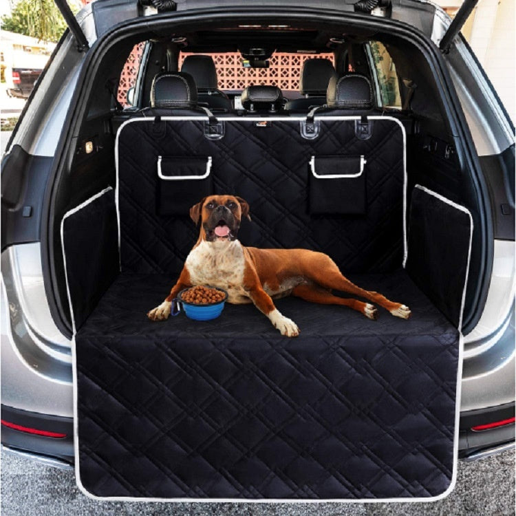 Pet Car Travel Rear Seat Cushion - KC10 dual bag model in trunk