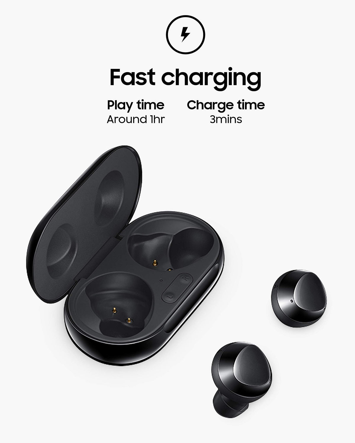 Samsung Galaxy Buds Plus True Wireless Bluetooth Earbuds Black - SM-R175NZKAXAR - Image 5