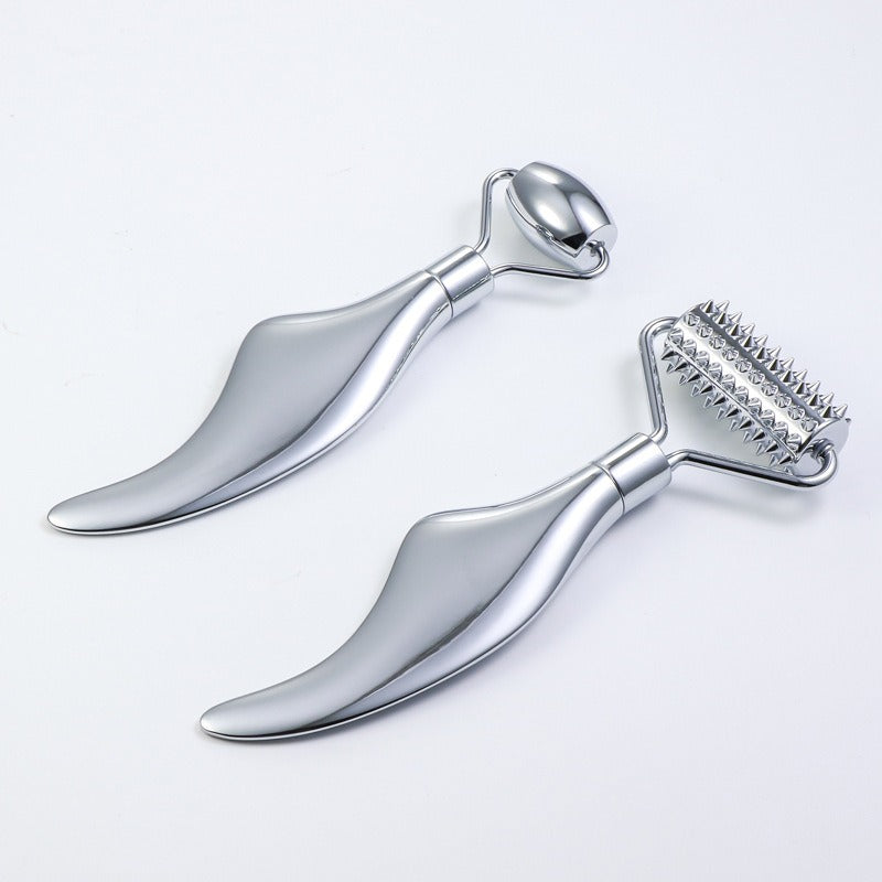 Facial Roller & Gua Sha Massage Beauty Tool - Image 2