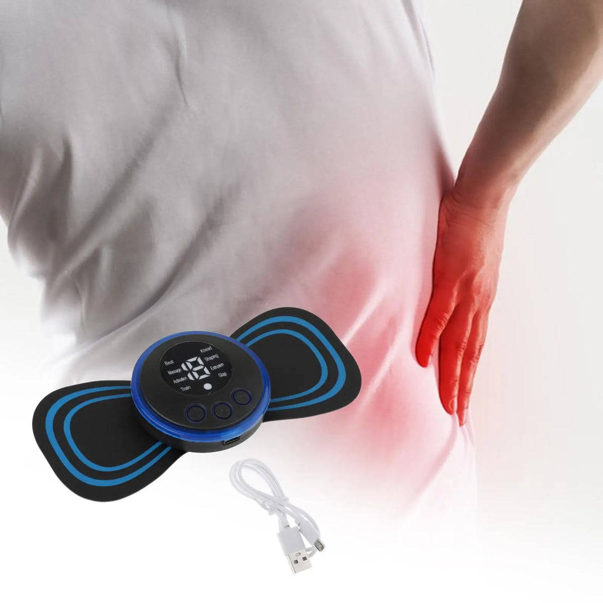 Adjustable Reusable Mini Electric Neck Massager - Image 3