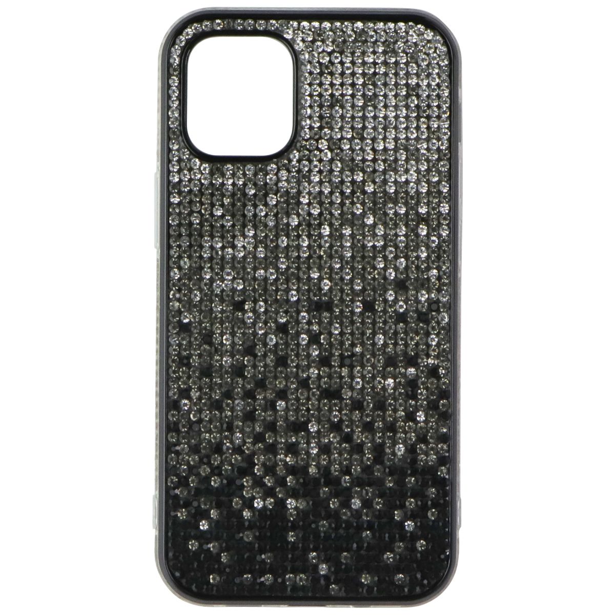 Airium Premium Case for Apple iPhone 12 Mini - Clear / Black Crystals - New - Image 2