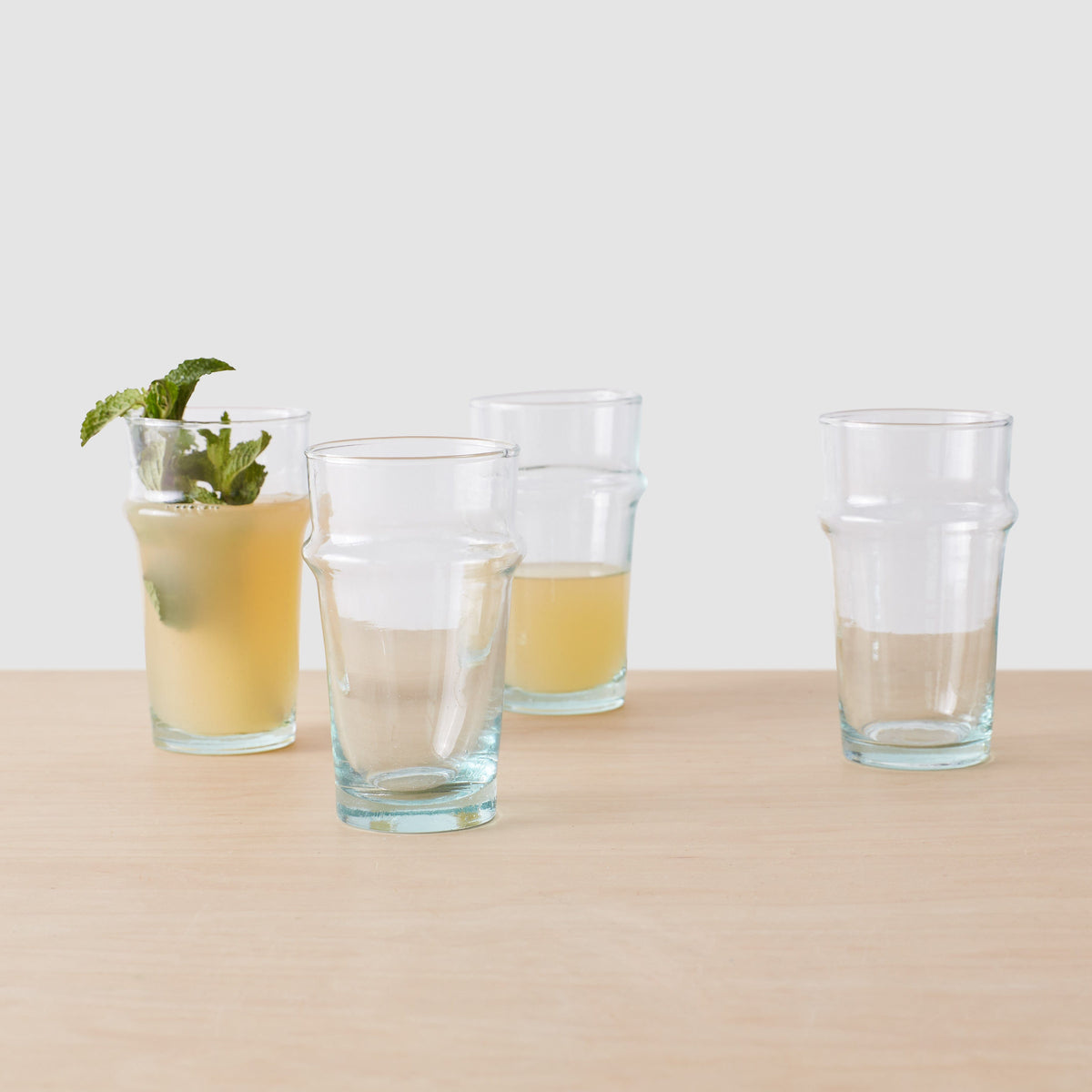 Amina Recycled Tumbler Glasses - 11 oz., Set of 6 - Image 3