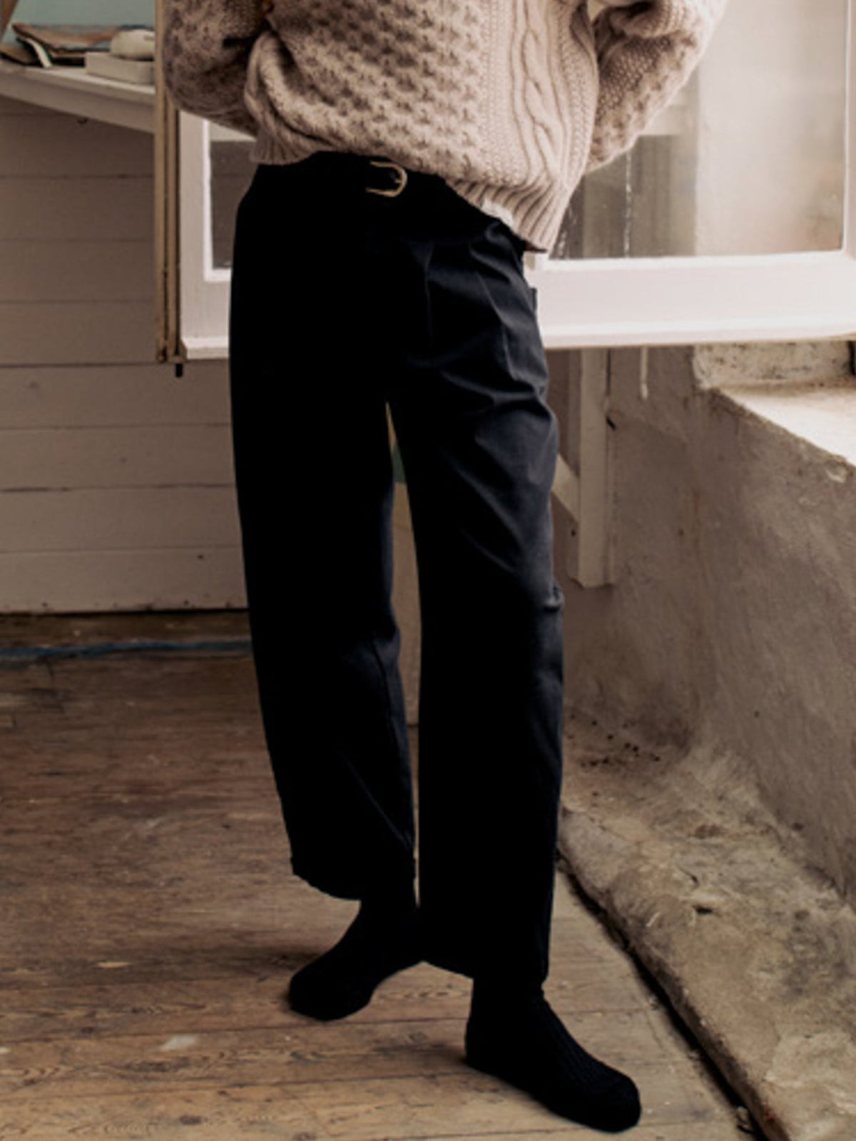 Women's Amy Powney + Finisterre Pleat Front Trouser - Image 2