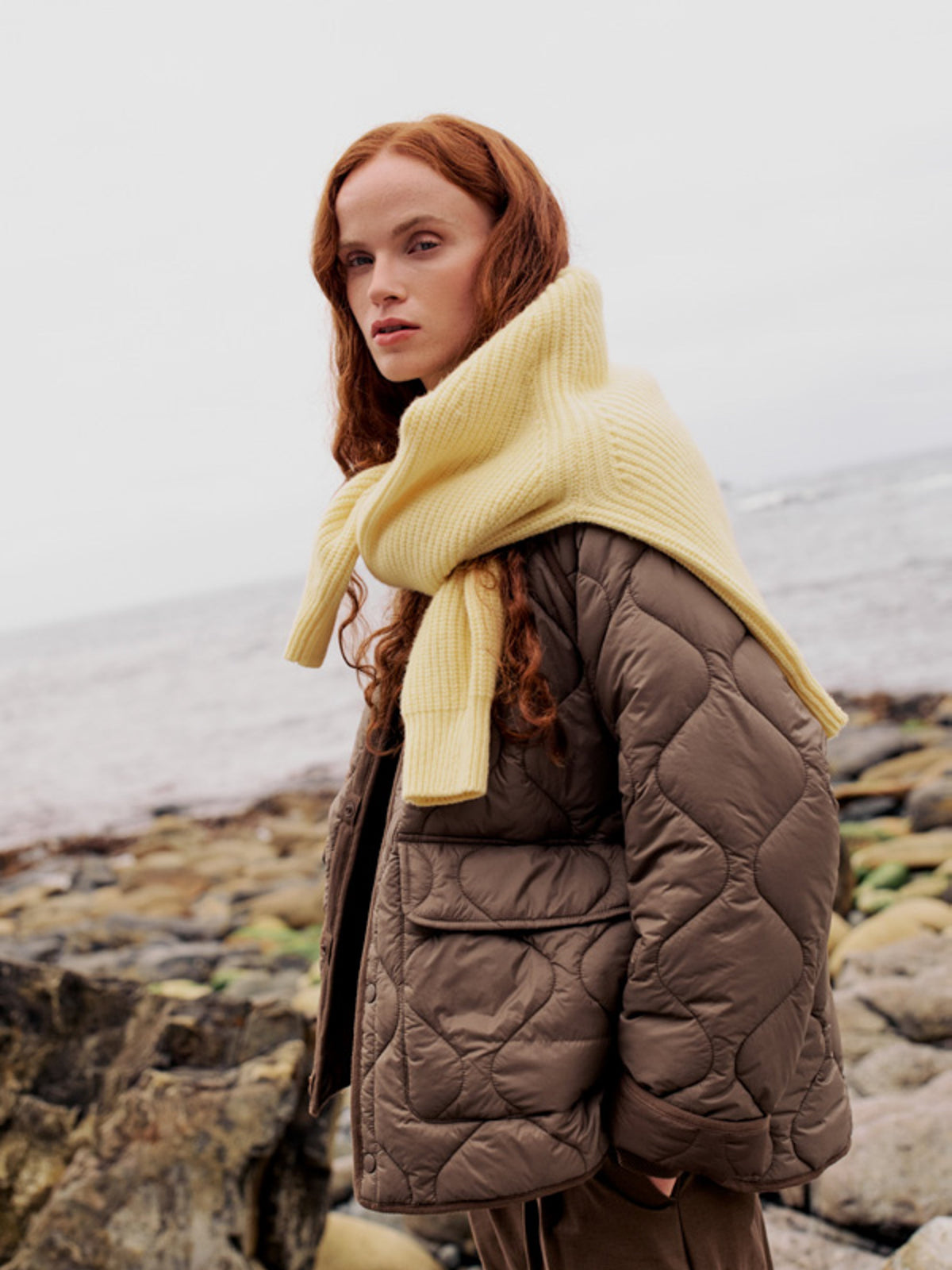 Women's Amy Powney + Finisterre Oversized Quilted Jacket - Image 7