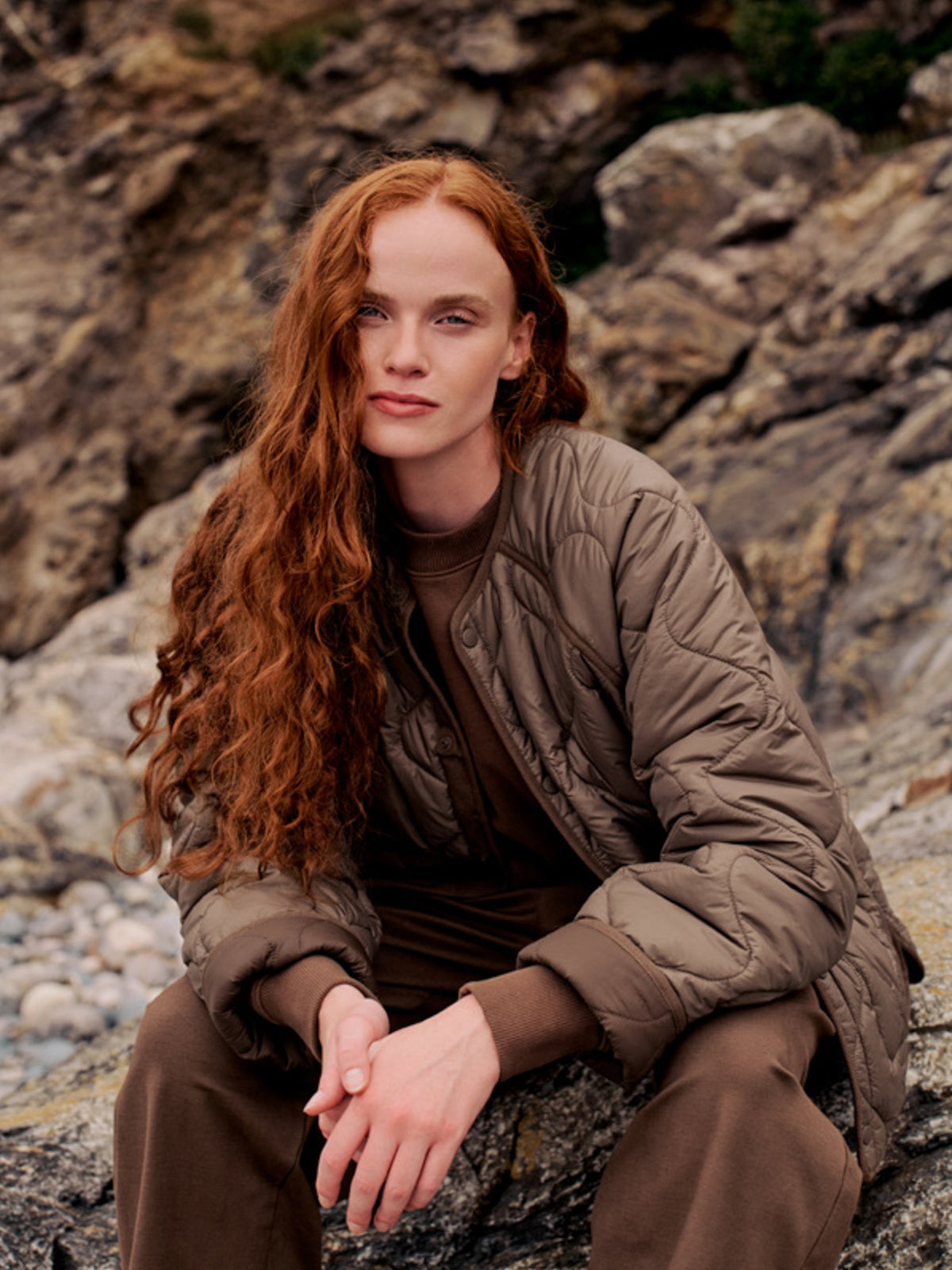 Women's Amy Powney + Finisterre Oversized Quilted Jacket - Image 2