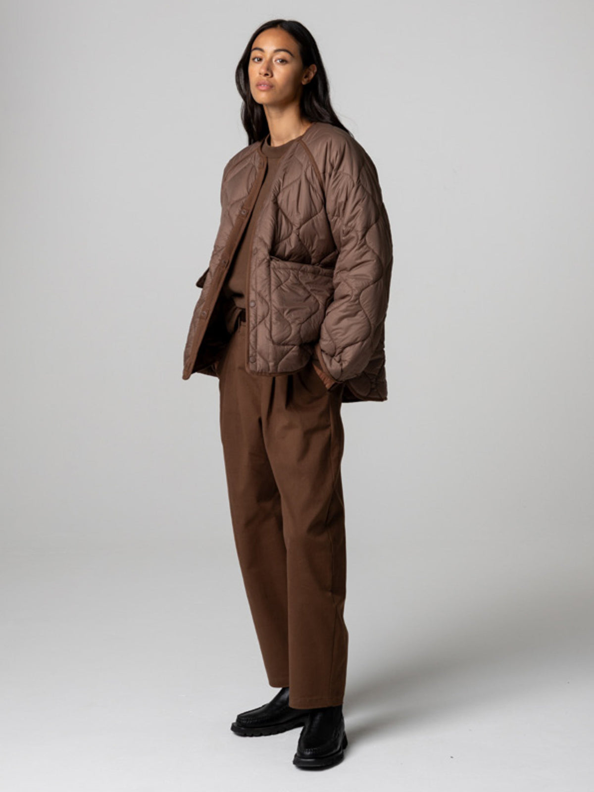 Women's Amy Powney + Finisterre Oversized Quilted Jacket - Image 4