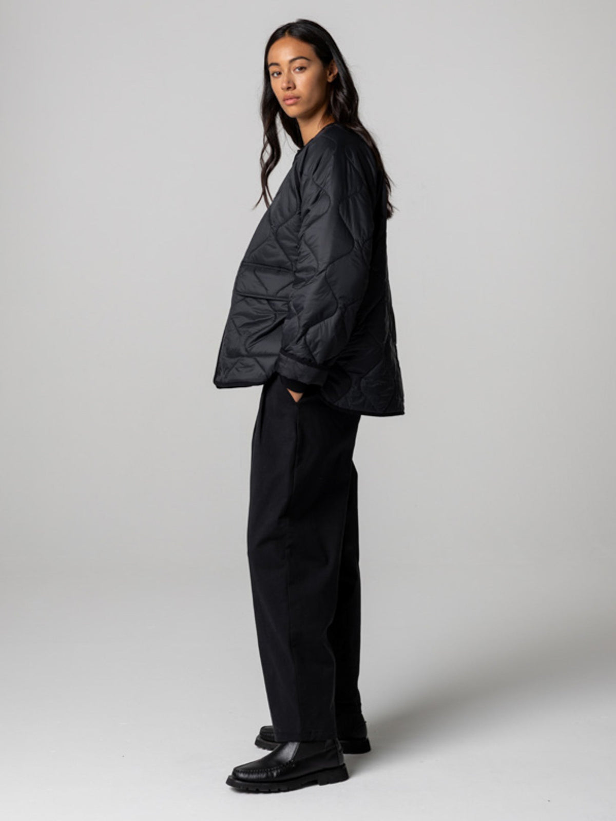 Women's Amy Powney + Finisterre Oversized Quilted Jacket - Image 4
