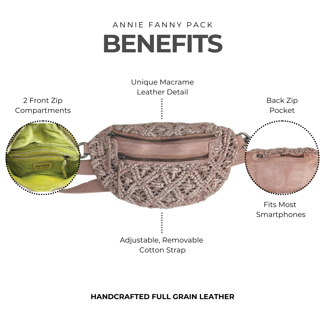 Annie Leather Fanny Pack - Image 3