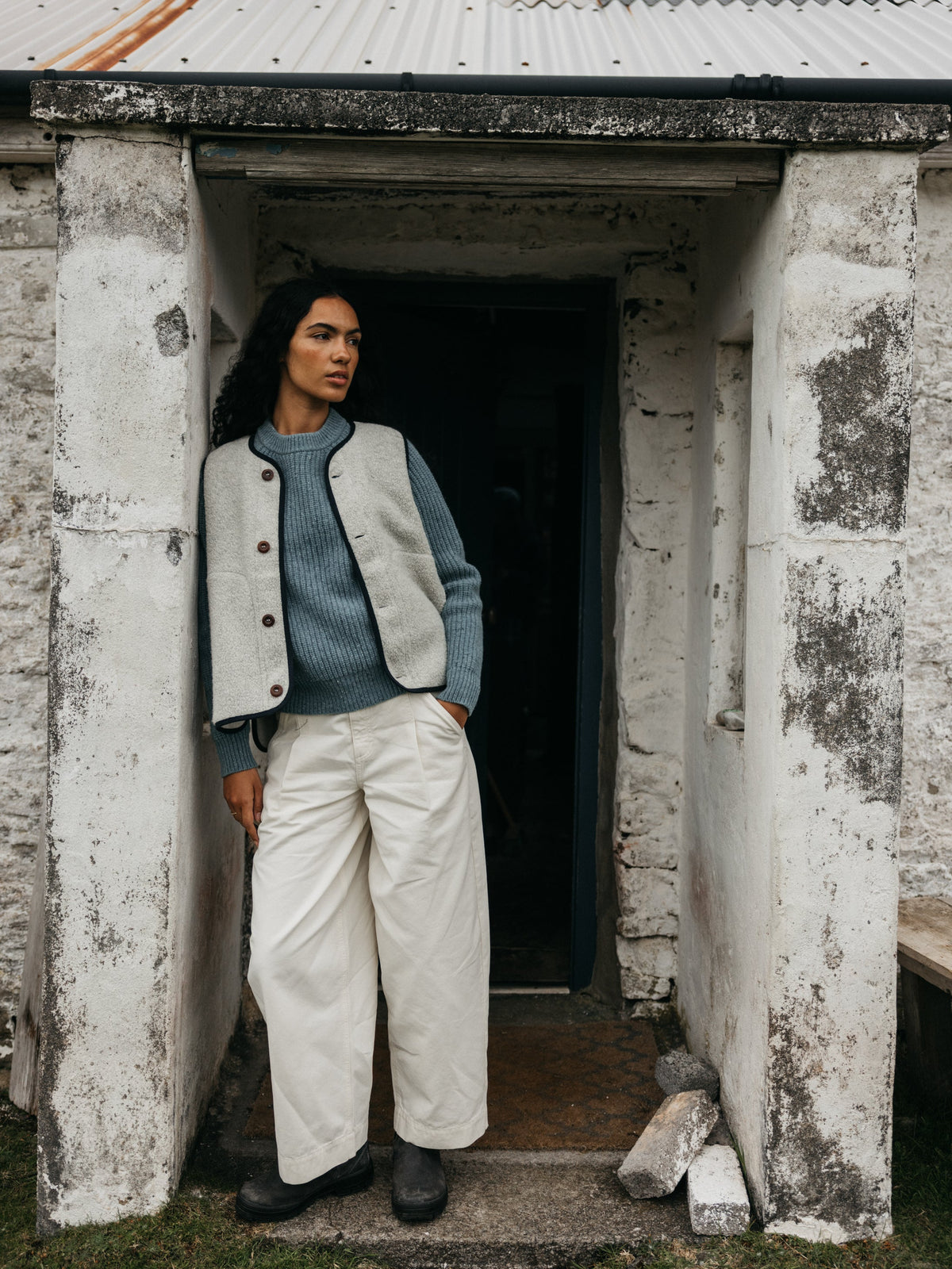 Women's Studio Canvas Trouser - Image 8