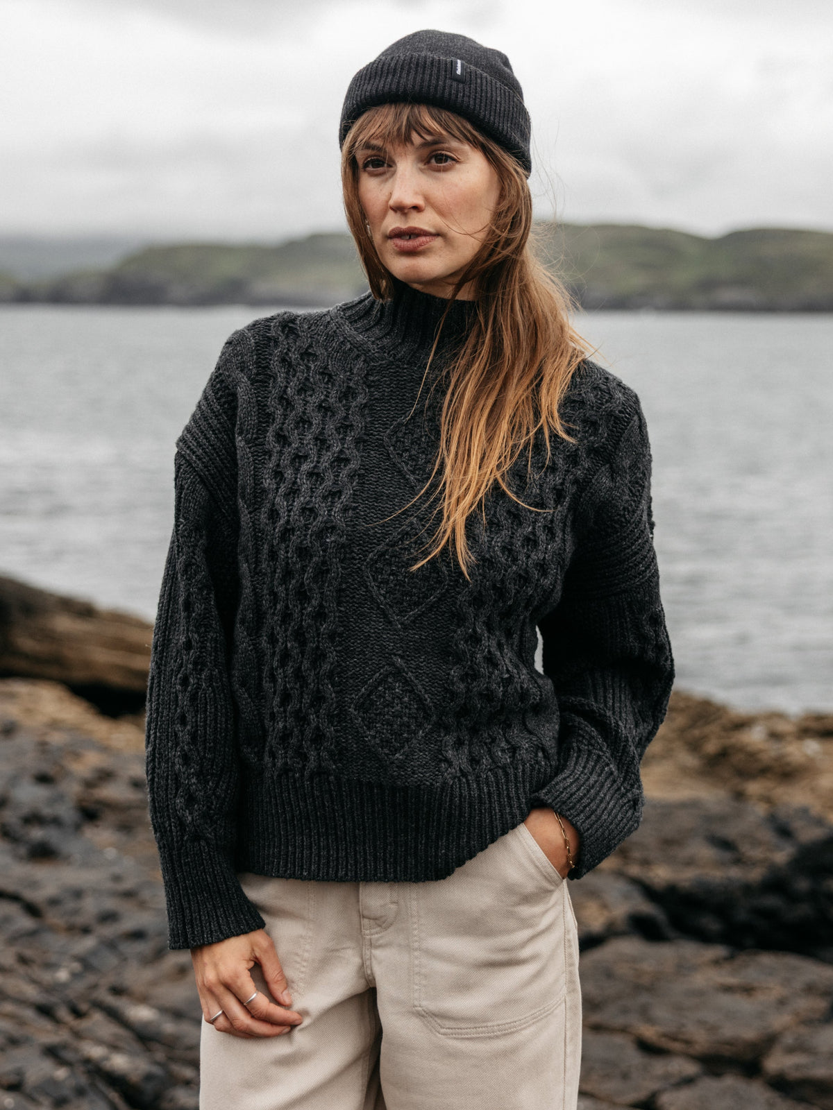Women's Nova Aran Knit Jumper - Image 2
