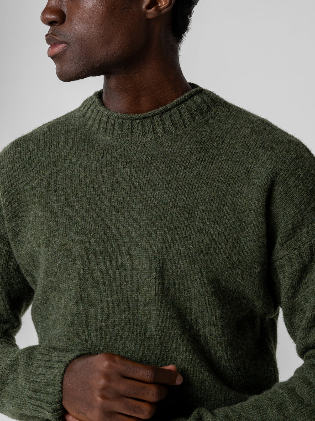 Men's Tolcarne Gansey Jumper - Image 6