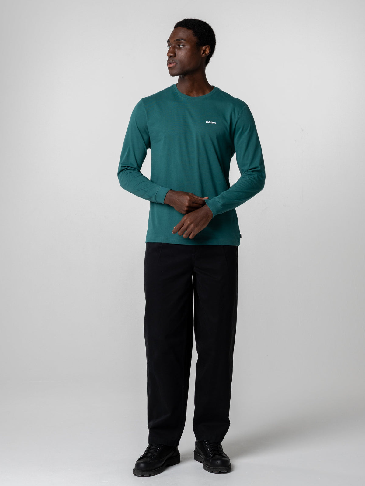 Men's Harlyn Logo Long Sleeve T-shirt - Image 3