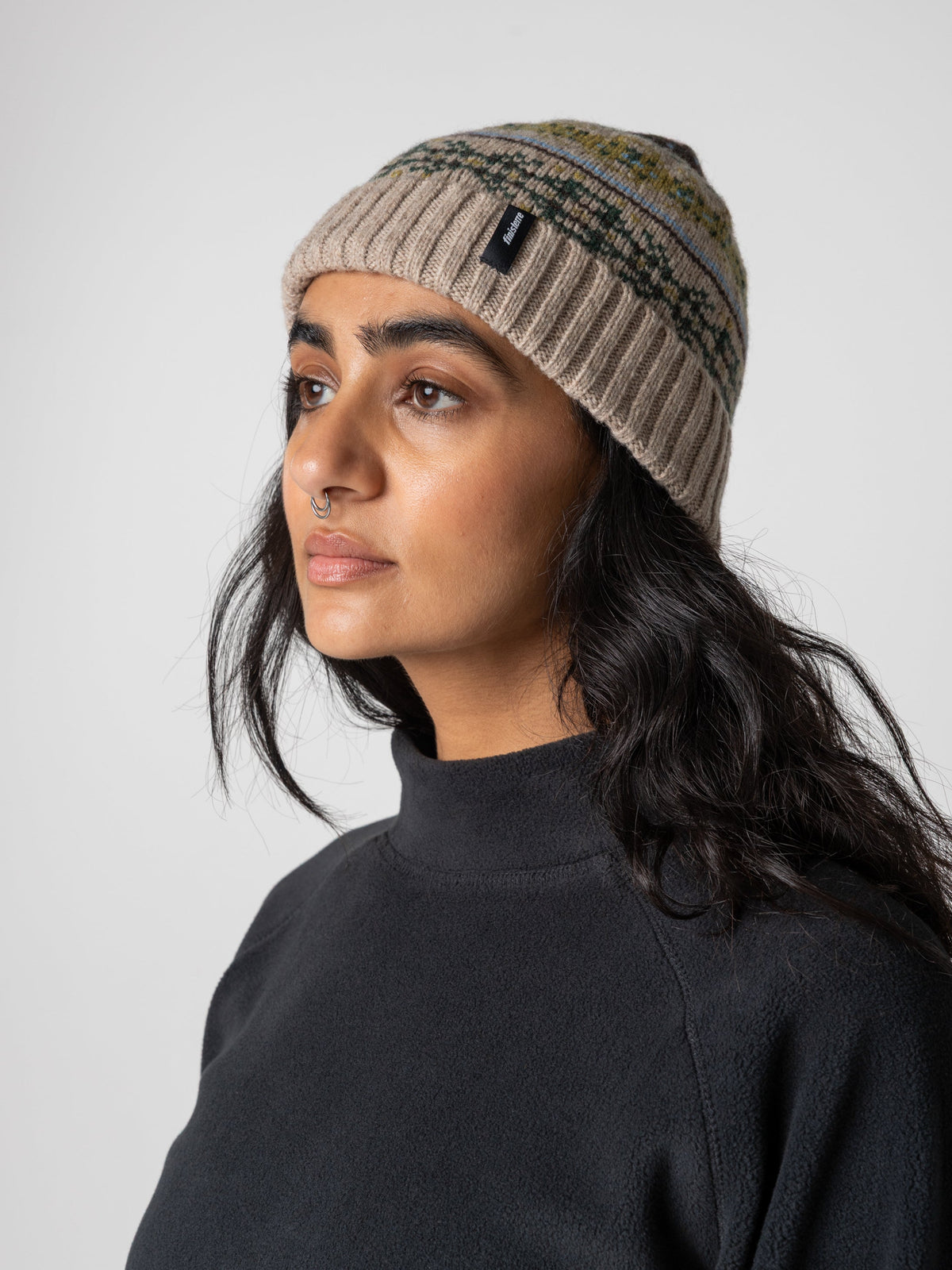 Talland Fair Isle Beanie - Image 3