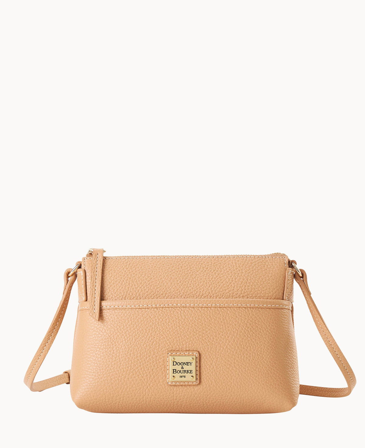 Lucca Leather Ginger Crossbody - Desert