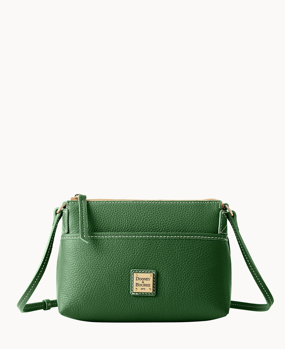 Lucca Leather Ginger Crossbody - Grass