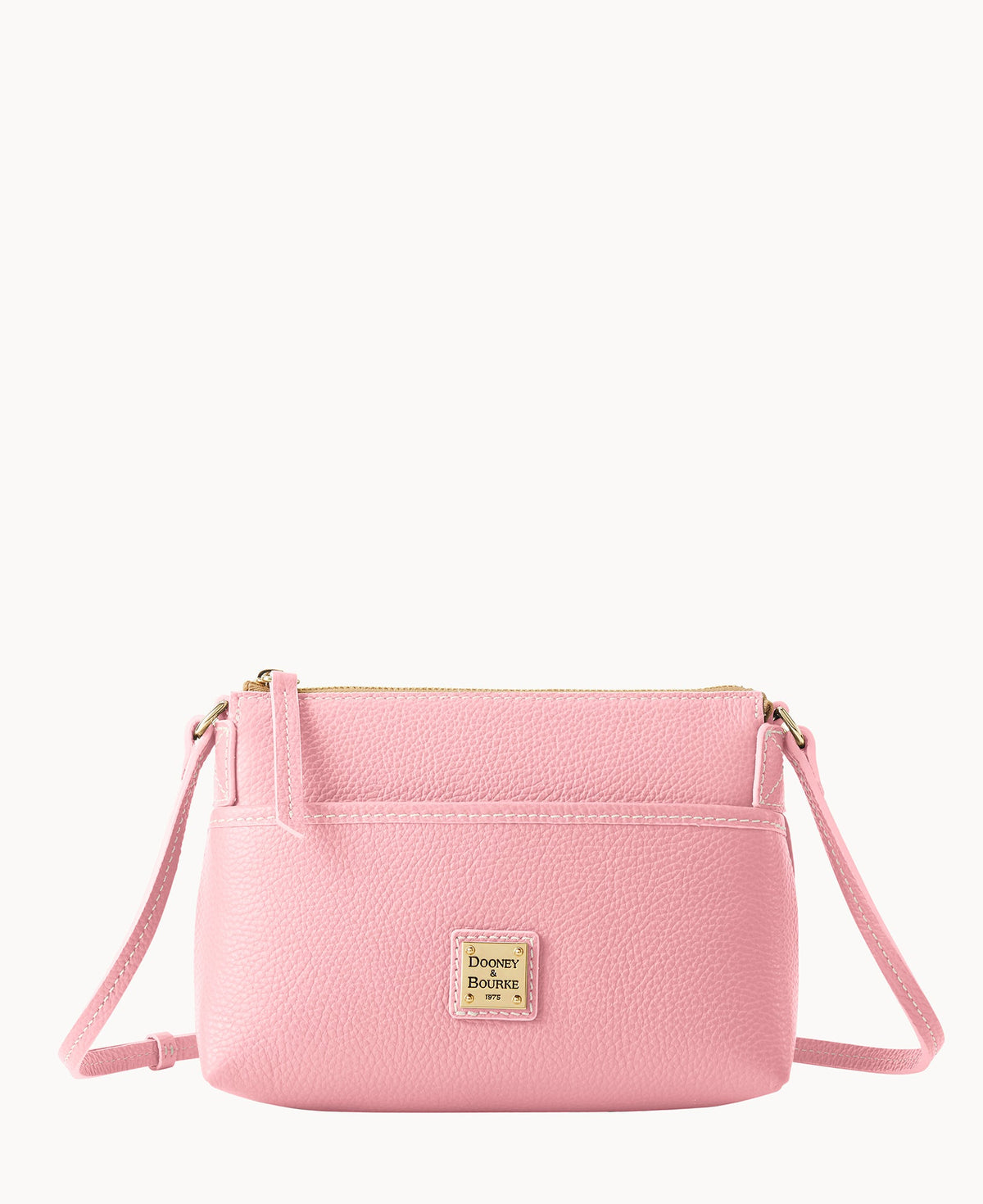 Lucca Leather Ginger Crossbody - Pale Pink